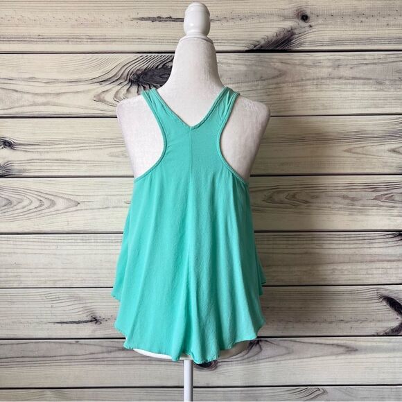 Lulus Lush Mint Green Racerback Trapeze Tank Top - Picture 7 of 7